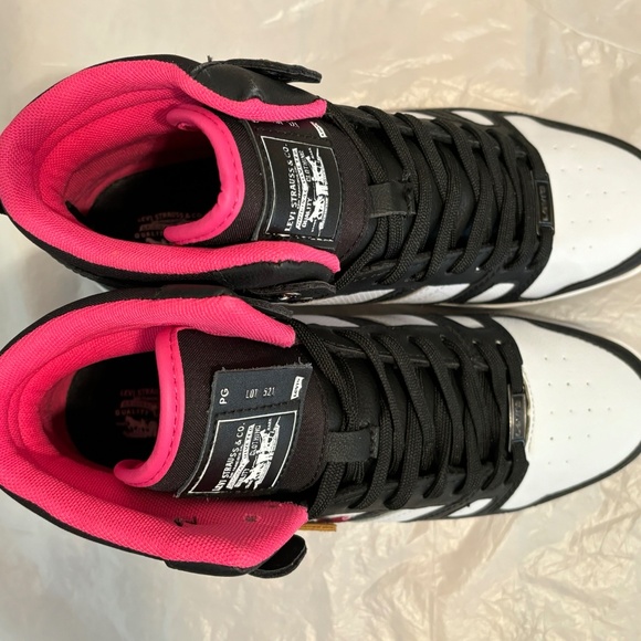 NWT Levi’s 521 BB Hi Top Sneakers Athletic Shoes - Picture 7 of 8